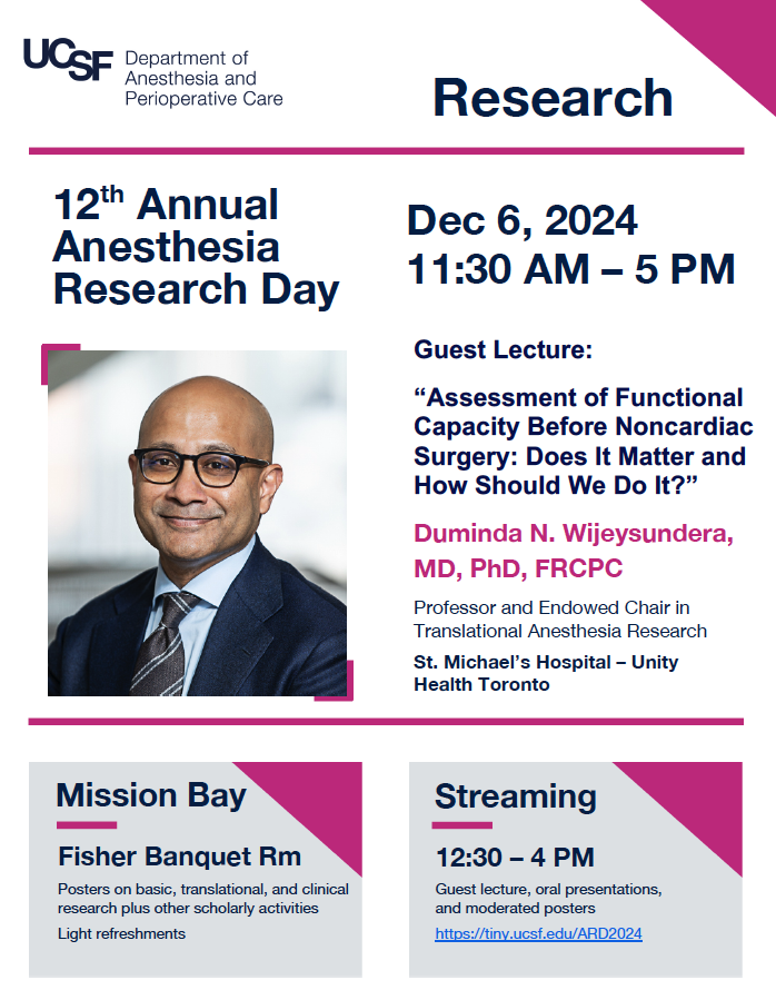 event flyer featuring a smiling man with black rimmed glasses and a dark suit