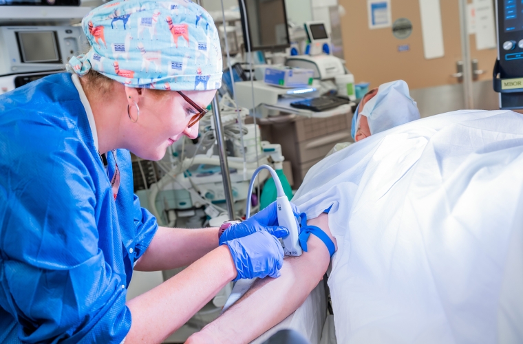 Preparing a standardized patient "for surgery"
