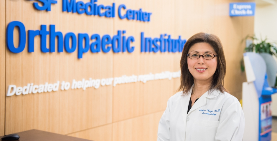 Dr. Sakura Kinjo at the Orthopaedic Institute