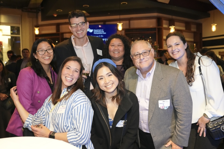 group of people smiling