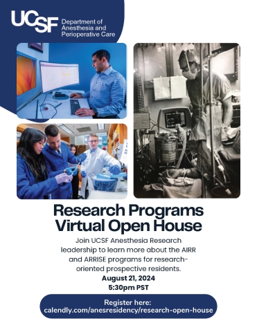 research programs virtual open house flyer