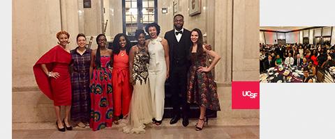 UCSF Anesthesia and Perioperative Care attendees at the UCSF Black Caucus' 30th Annual Black Heritage Month Gala