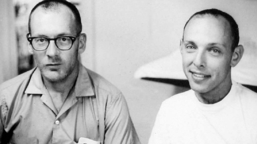 Drs. John Severinghaus, left, and Ted Eger, right, in the UC Barcroft Lab in 1962