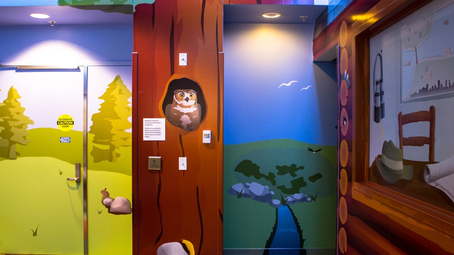 Pediatric procedure room at UCSF Benioff Children's Hospital, San Francisco