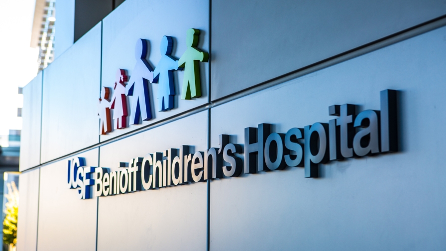 UCSF Benioff Children's Hospital Sign