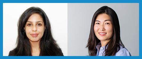 From left to right: Raina Khan, MD and Jina Sinskey, MD