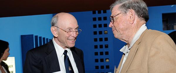 Drs. Edmund "Ted" Eger and William "Bill" K. Hamilton, MD at the UCSF Anesthesia and Perioperative Care 50th Anniversary Celebration in 2008