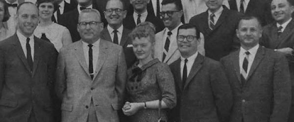 Dr. Helen F. Frevel pictured in 1965 group photo of UCSF Anesthesia faculty and trainees