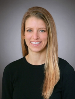 woman in black sweater