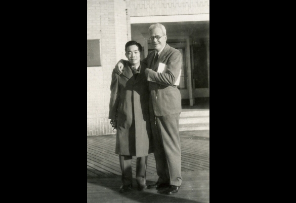Drs. E. Leong Way and Chauncey D. Leake