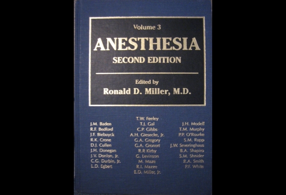 Miller's Anesthesia Cover, 2nd Edition.