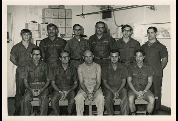 Dr. Ronald D. Miller with colleagues at the Station Hospital in Da Nang, Vietnam, circa 1969.