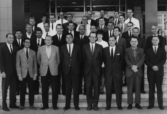 Department members in 1968.