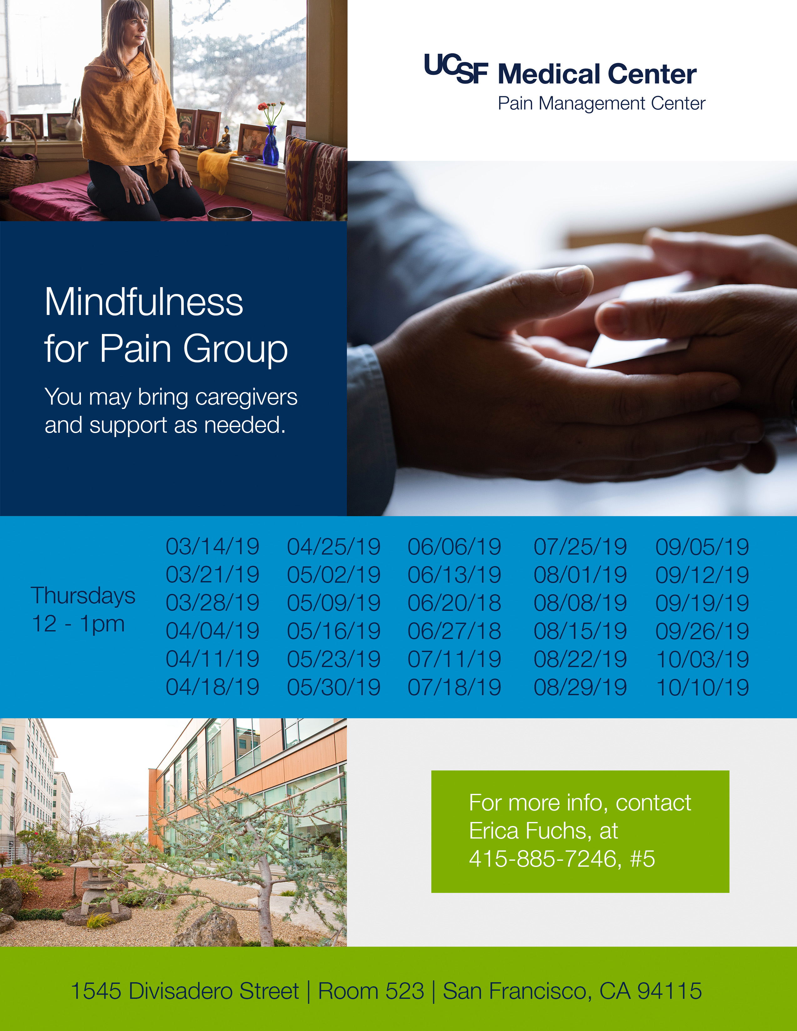 Mindfulness for Pain Group Flyer