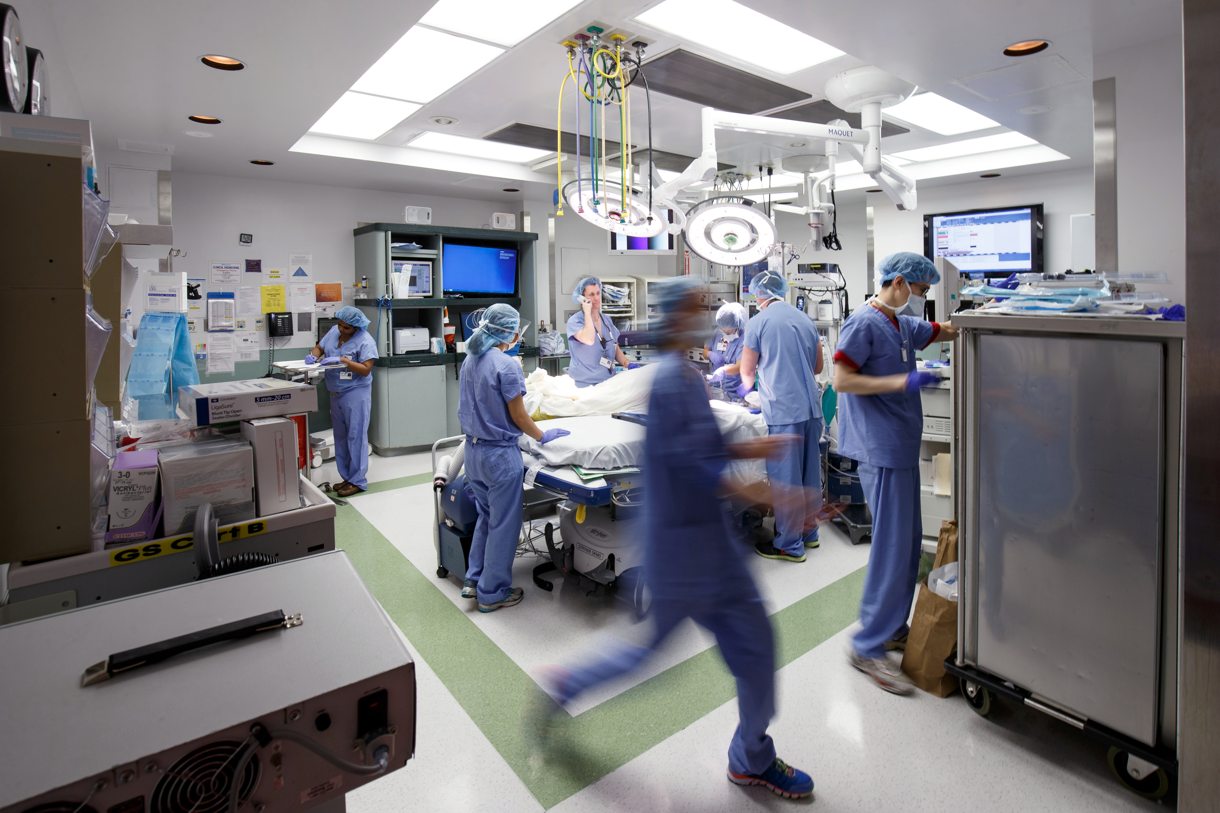 Operating room at UCSF Medical Center