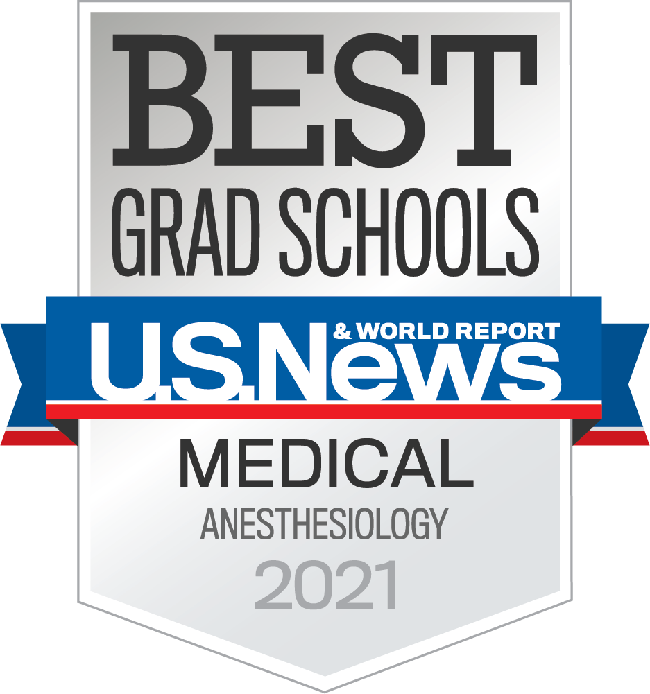 US News and World Report Best Grad Schools in Anesthesiology Badge for 2021