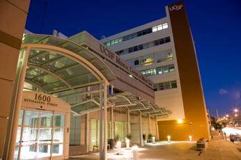 Photo of Mount Zion Hospital at Dusk